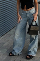Y2K Vintage Loose Fit Denim Jeans