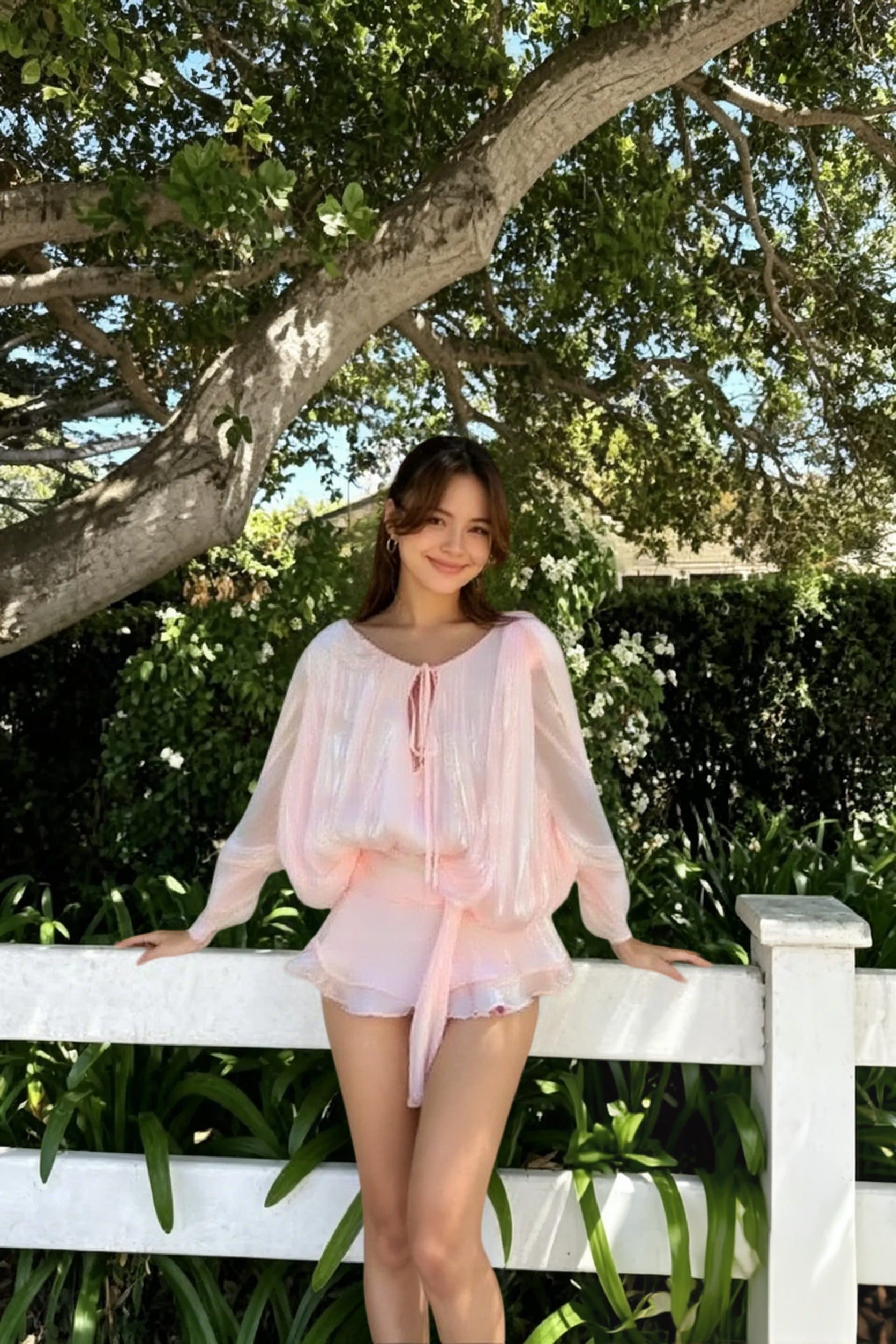 Ruffled Full Sleeve Mini Dress Main image