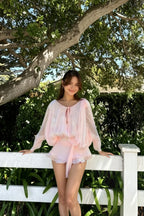 Ruffled Full Sleeve Mini Dress