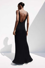 Elegant Backless Slip Birthday Dress