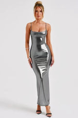 Sultry Fitted Slip Dress