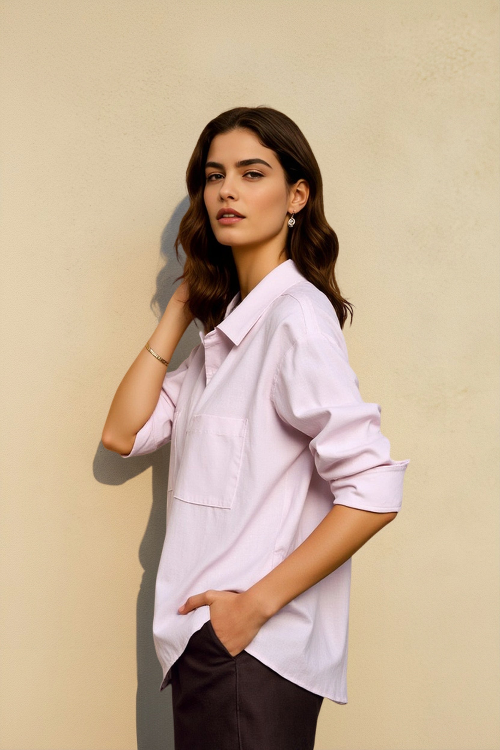Pure Linen Lightweight Blouse Secondary image