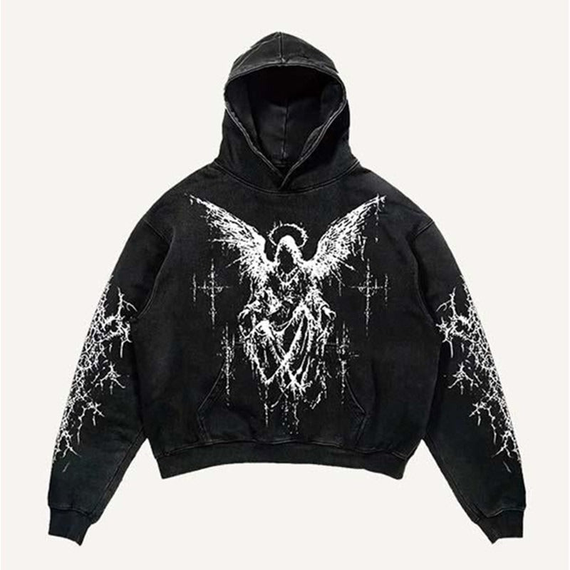Graphic Print Oversized Hoodie Main image