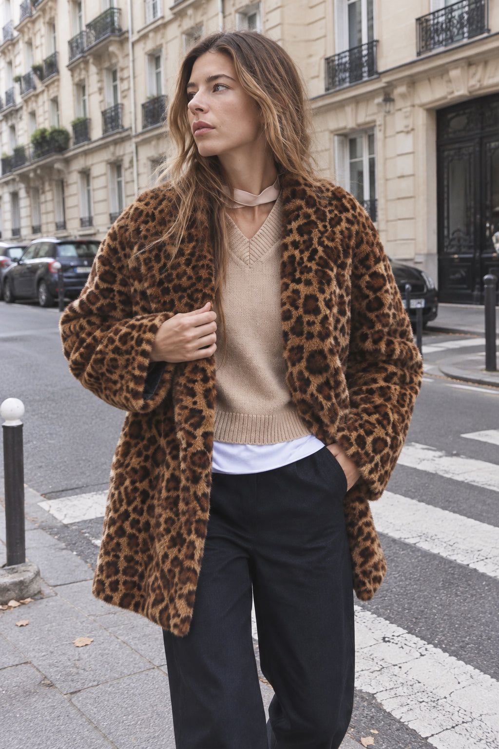 Sexy Animal Faux Fur Coat Secondary image