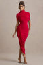 Slim Ruched Backless Chic Formal Dress