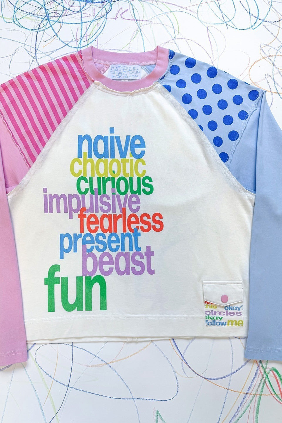 Color Block Letter Print Raglan Long Sleeve T-Shirt