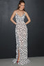 Floral Backless High Split Cami Maxi Dress
