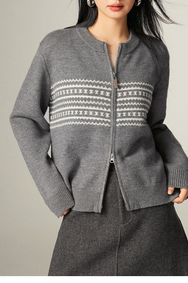 Vintage Jacquard Knit Sweater Secondary image