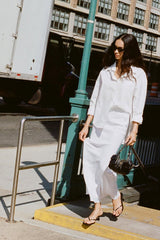 Elegant Cotton Button Front Blouse