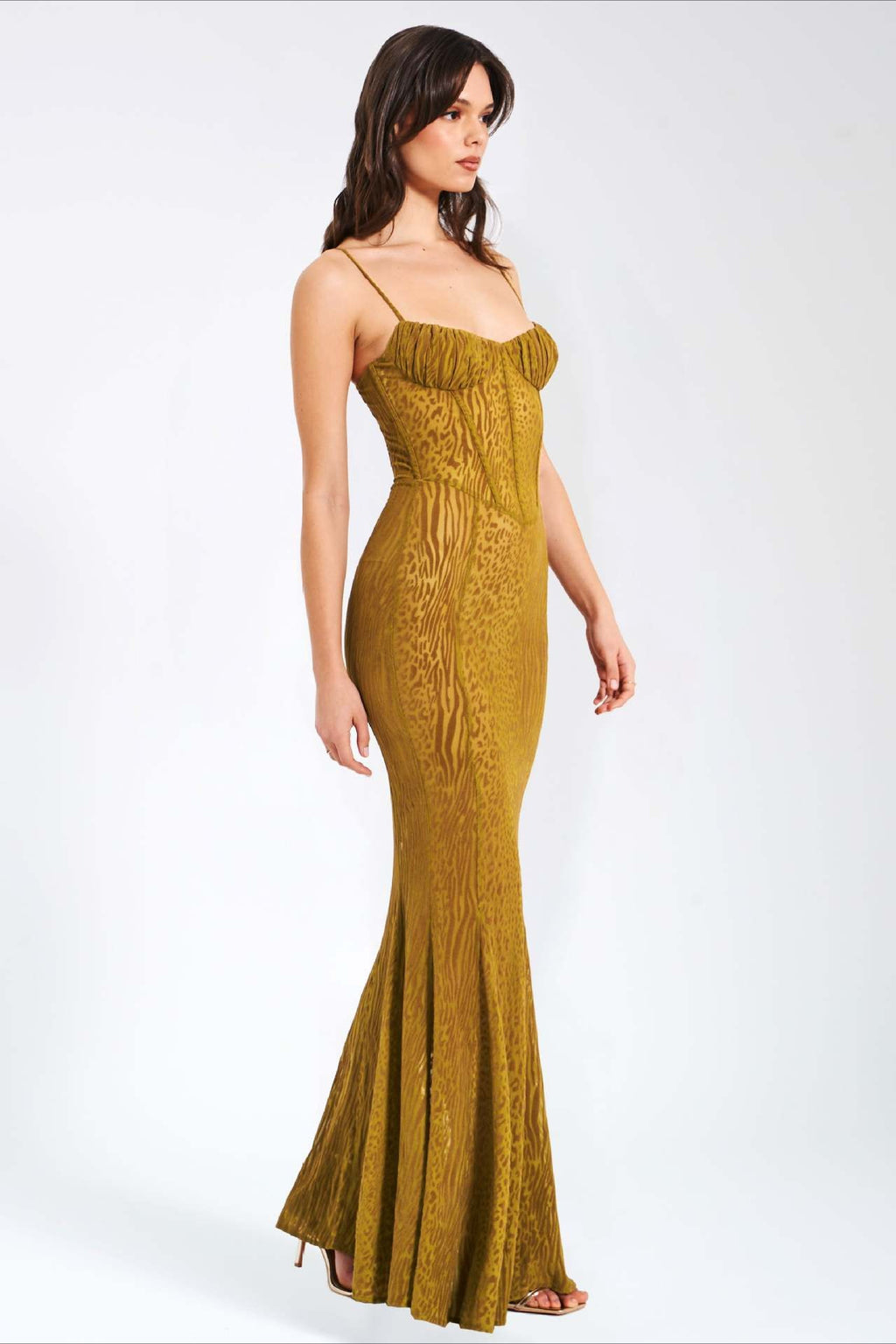 Leopard Print Slip Dress
