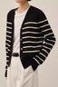 Classic Stripe Knit Cardigan