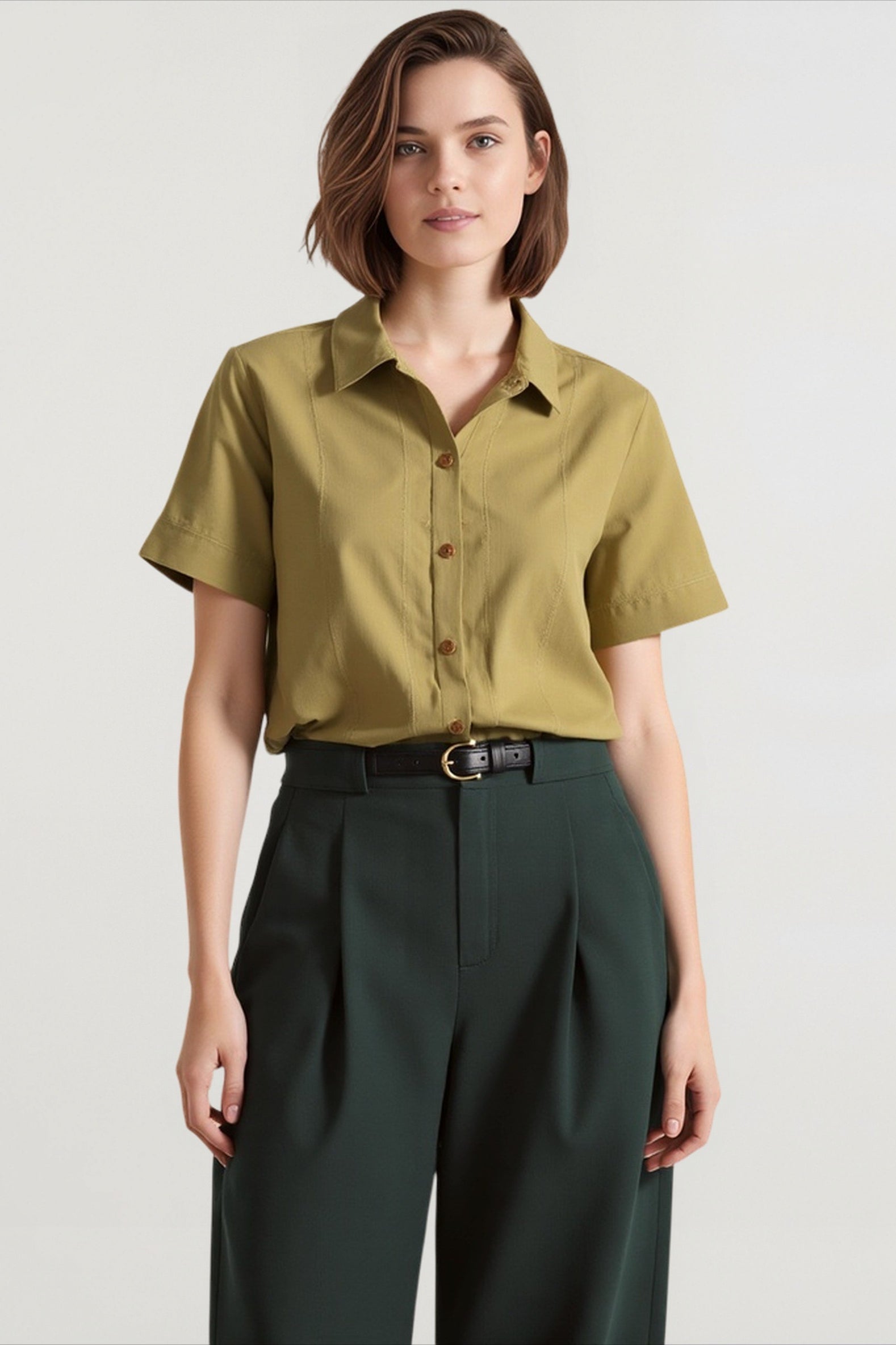 Vintage Linen Relaxed Blouse Main image