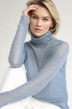 Openwork Loose Long Sleeve Knit Top