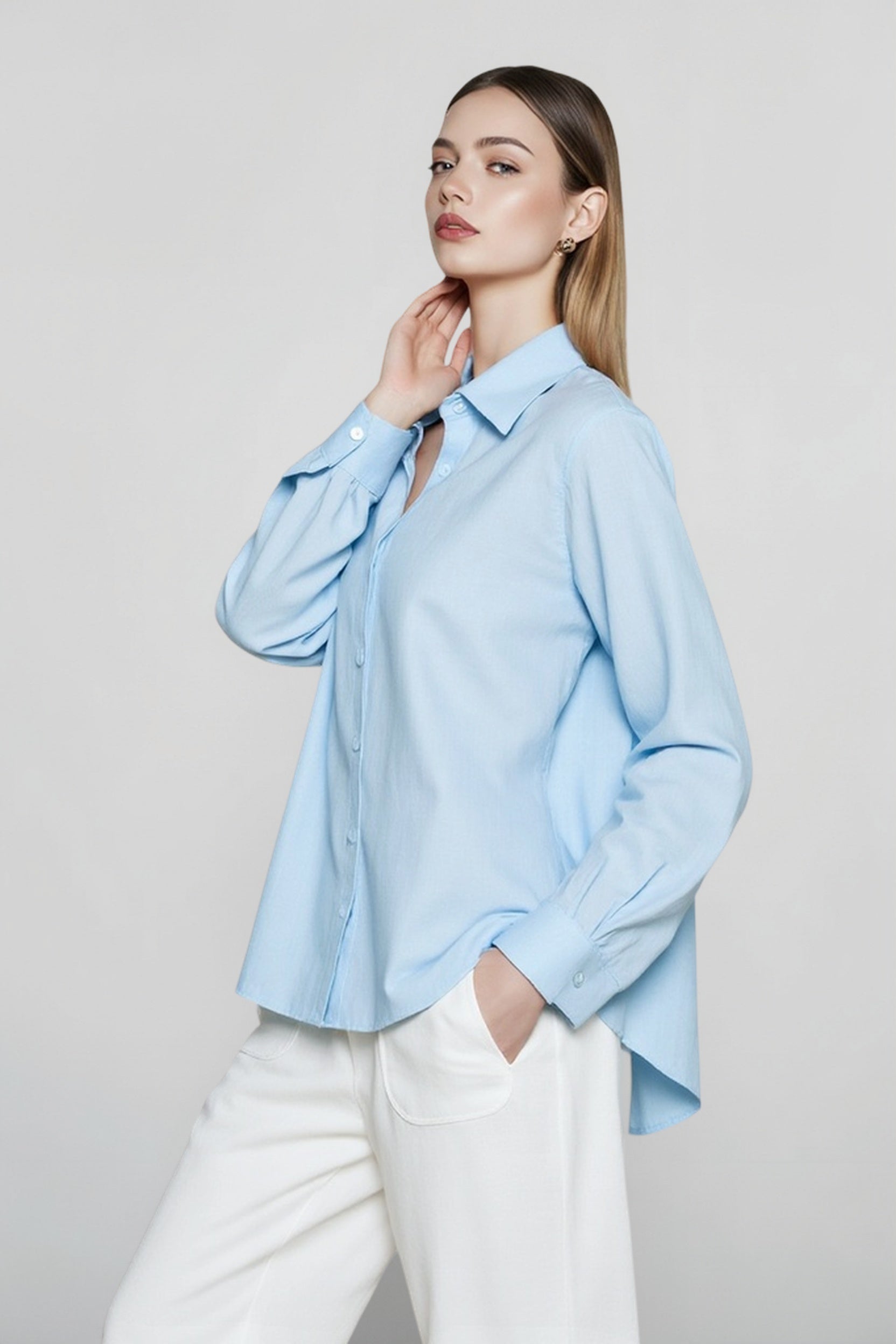 Pure Linen French Style Blouse Secondary image