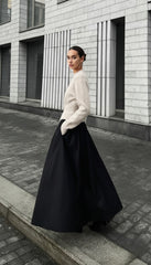 Half Zip Graceful Fuzzy Sweater