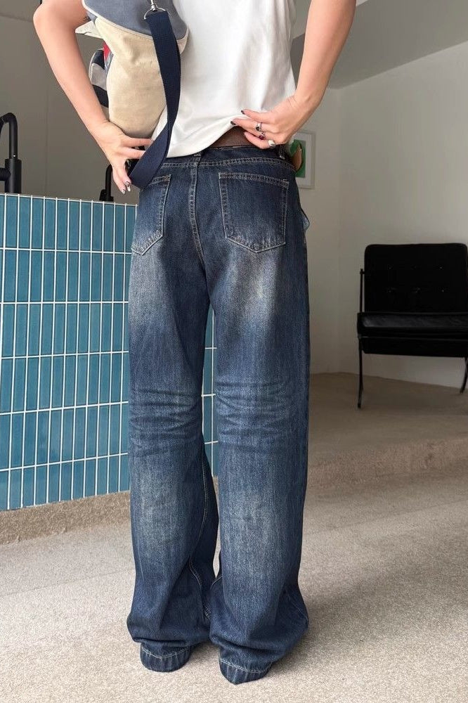 High Waist Relaxed Fit Denim Jeans Secondary image