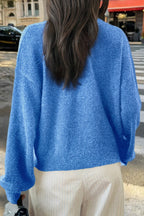 Casual Minimalist Button Front Long Sleeve Coat