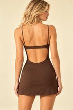 Rhinestone Bodycon Mini Dress