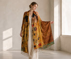 Vintage Van Gogh Print Fringe Wrap Scarf