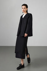 Timeless Wool Double Breasted Blazer