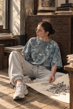 Printed Loose Round Neck T-shirt