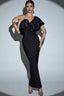 Ruffled Bandage Formal Dress