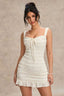 Ruffle Hem Spaghetti Strap Mini Dress
