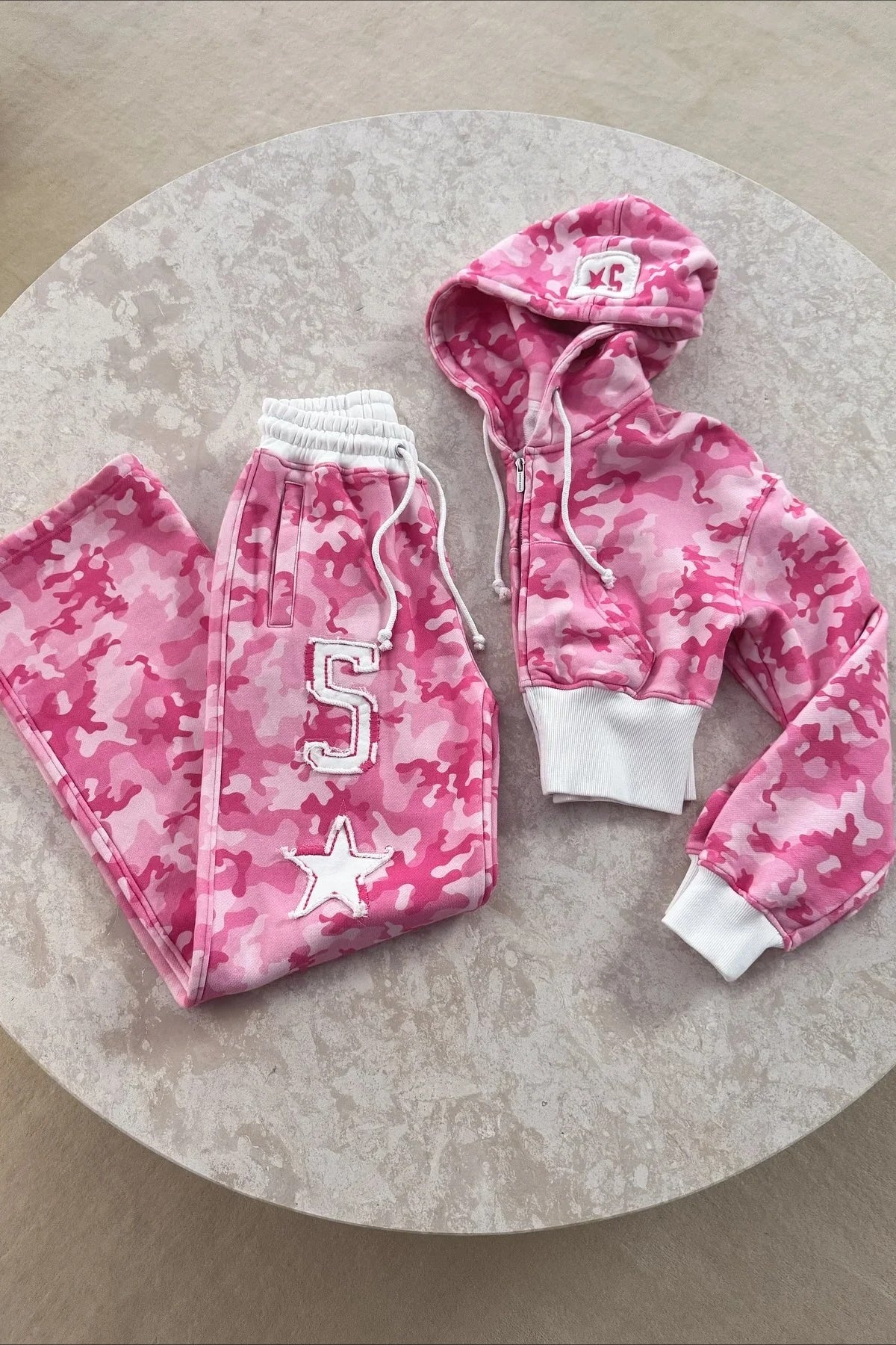 Retro Camouflage Slim Fit Hoodie Secondary image