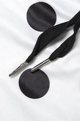 Number Print Fitted Tee Two Pieces Set