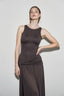 Sexy Paneled Sash Ruffled Solid Party Dress