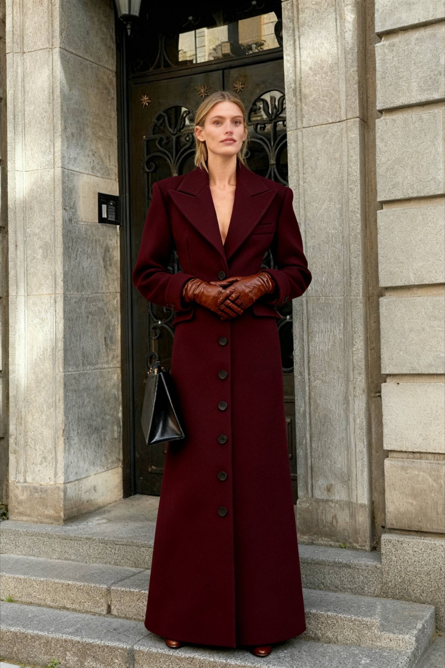 Single-Breasted Wool Coat Secondary image