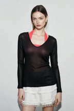 Slouchy Relaxed Long Sleeve Cover Up