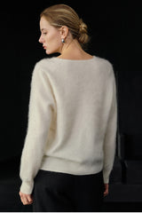 Relaxed Fit Wool Knit Top