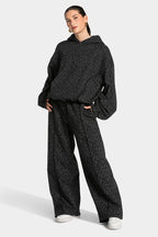 Leopard Hooded Activewear Two-Piece Set