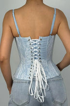 Ribbed Corset Cami Top