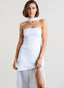 Elegant Strapless Sleeveless Maxi Dress
