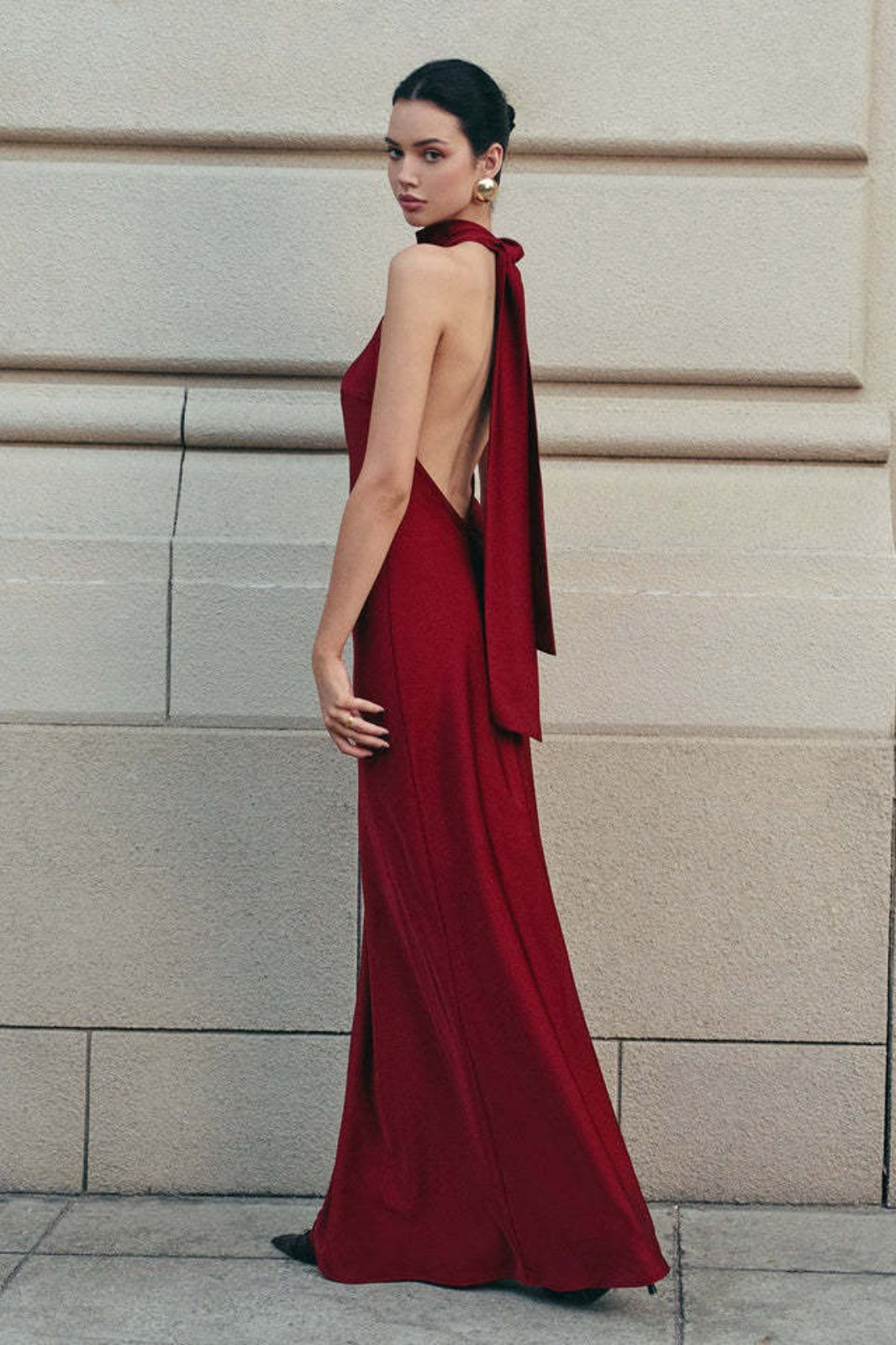 Halter Neck Backless Mermaid Prom Dress Secondary image