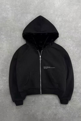 Reversible Leopard Print Zip Loose Vintage Hoodie