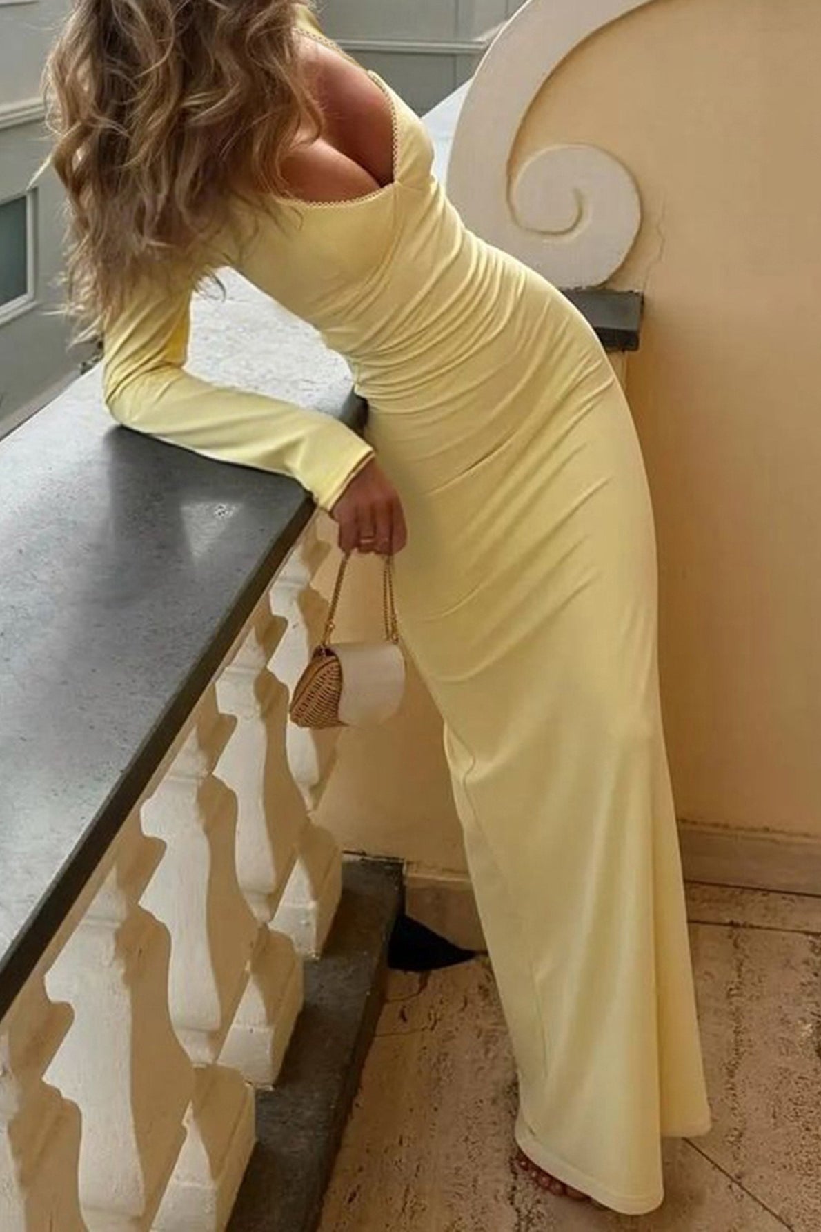 Elegant Long Sleeve Bodycon Work Dress Main image