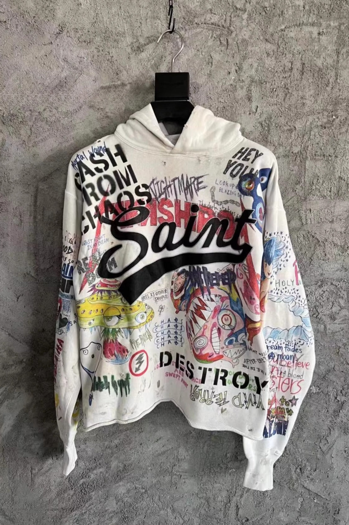 Murakami Graffiti Print Hoodie Main image