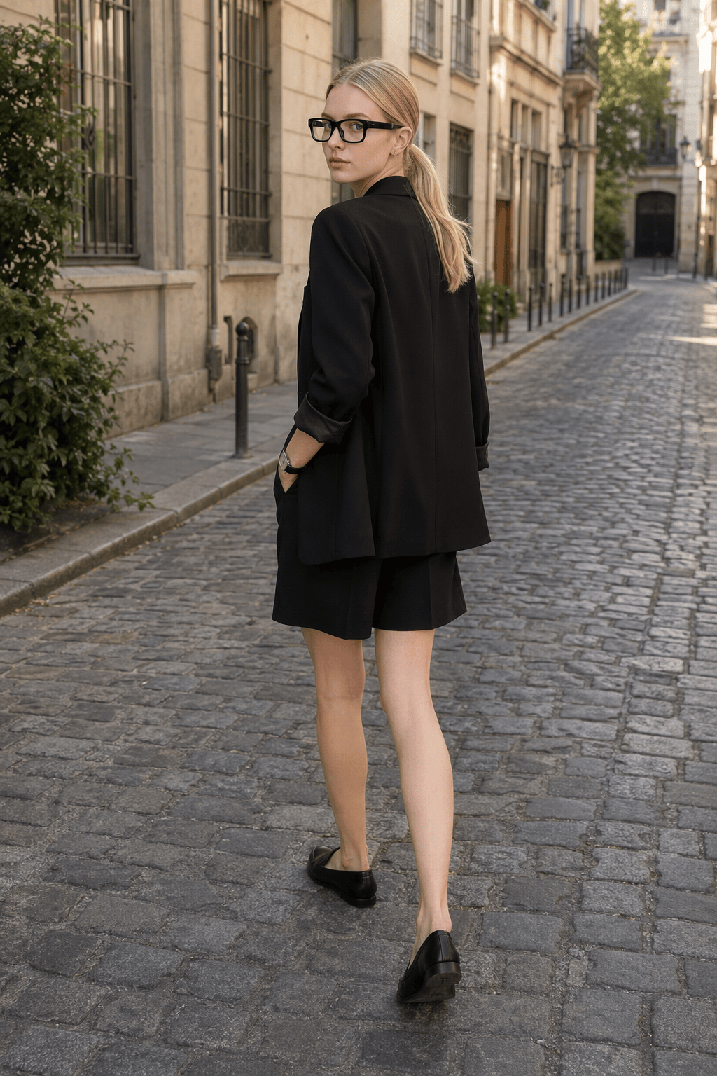 Minimalism Professional Style Solid Straight Casual Short Secondary image