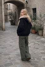 Fur Hooded Insulated Jacket