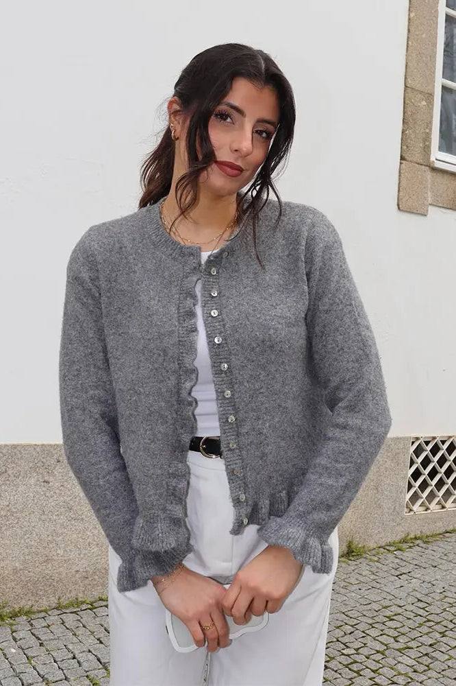 Single-Breasted Knit Cardigan Main image