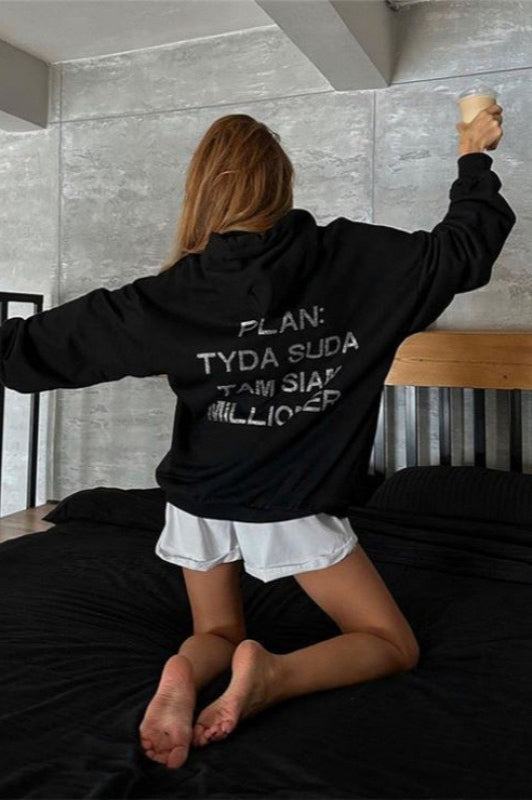 Oversized Hooded Sweatshirt Hoodie Secondary image