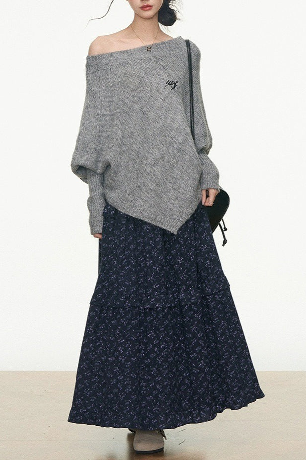 Slouchy Off Shoulder Sweater Secondary image
