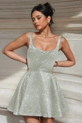 Glitter Mini Party Dress