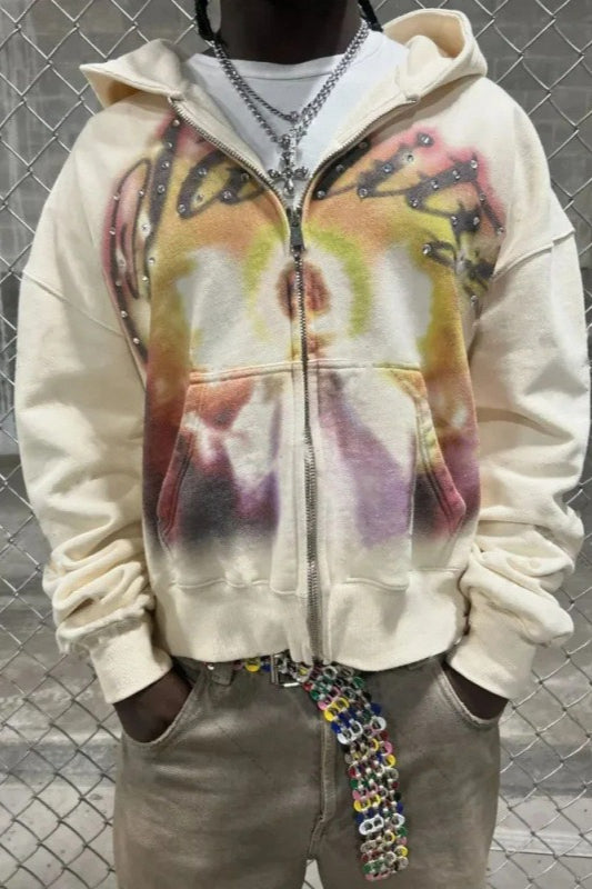 High Street Zip Up Hoodie Main image