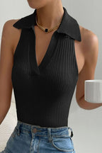 Sleeveless Knit Top