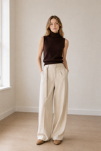 Slim Turtleneck Knit Top