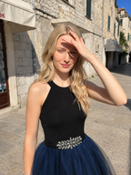 Adult High Waist Tulle Puff Mini Skirt